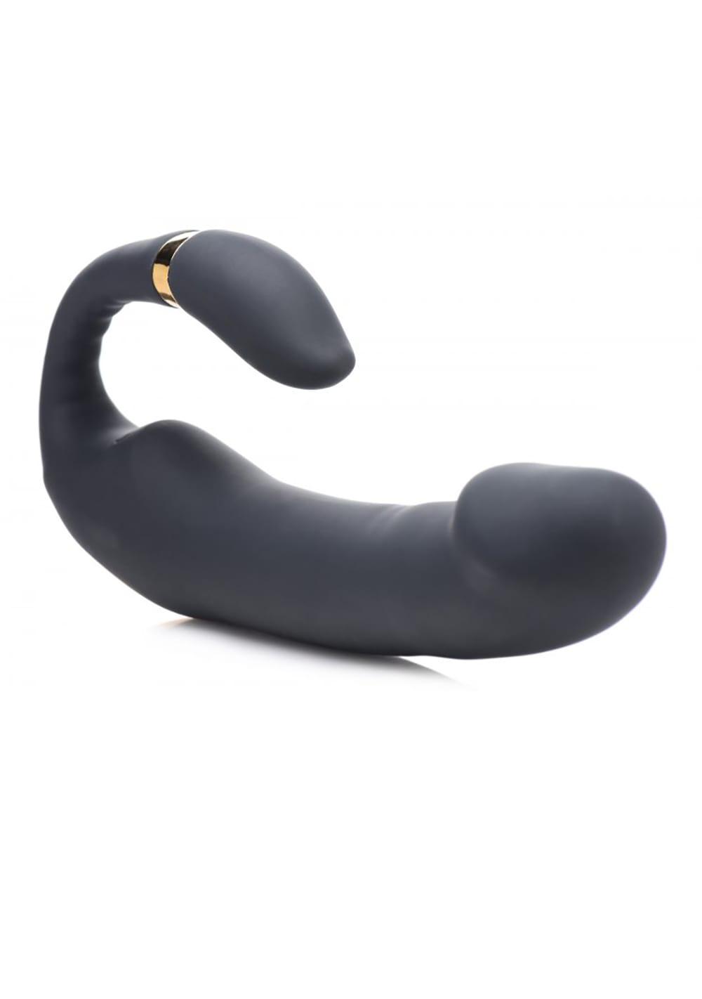 10X Pleasure Pose Come Hither Vibe With Poseable Clit Stim | Vibrators For Her Toys Black