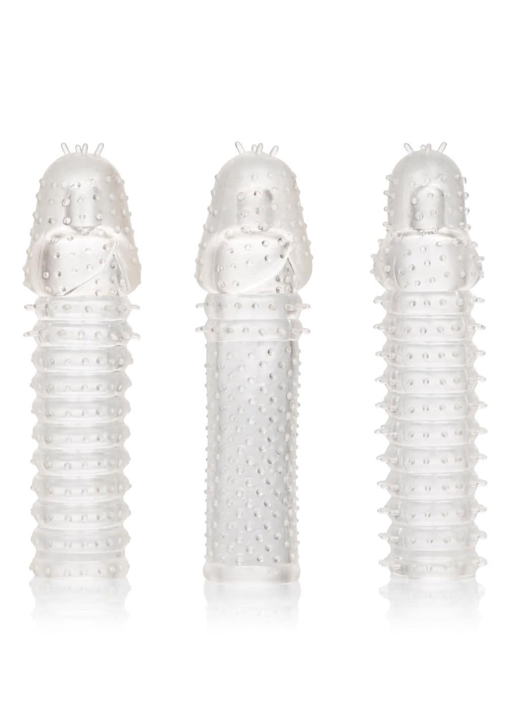 3 Piece Extension Kit | Penis Extensions For Him Toys Clear