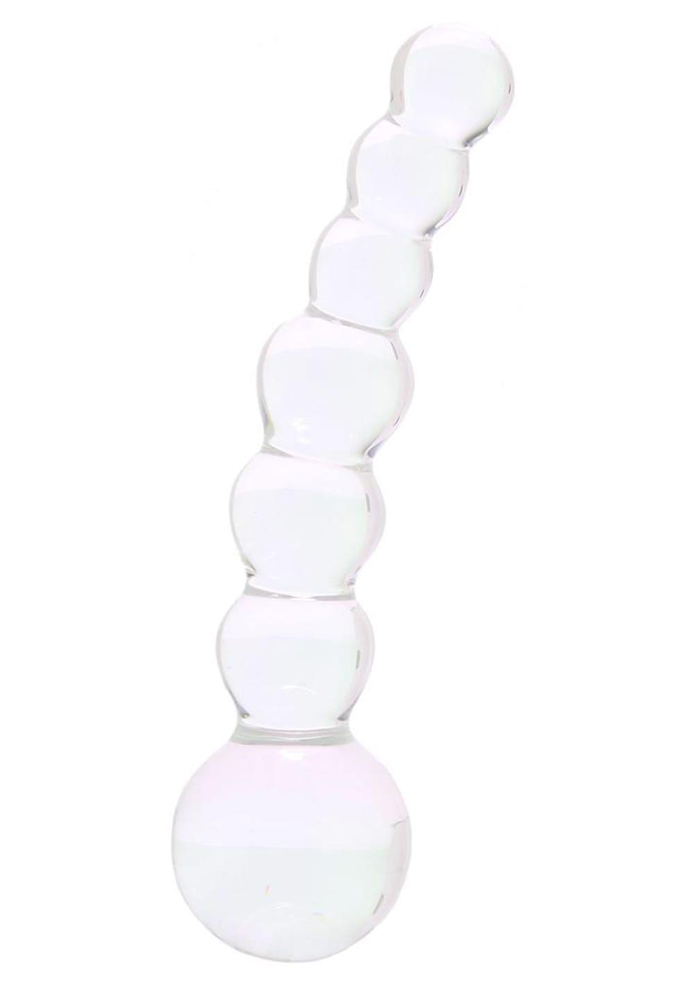 5" Curved s Beaded Dildo | Anal Beads Anal Beads Anal Beads