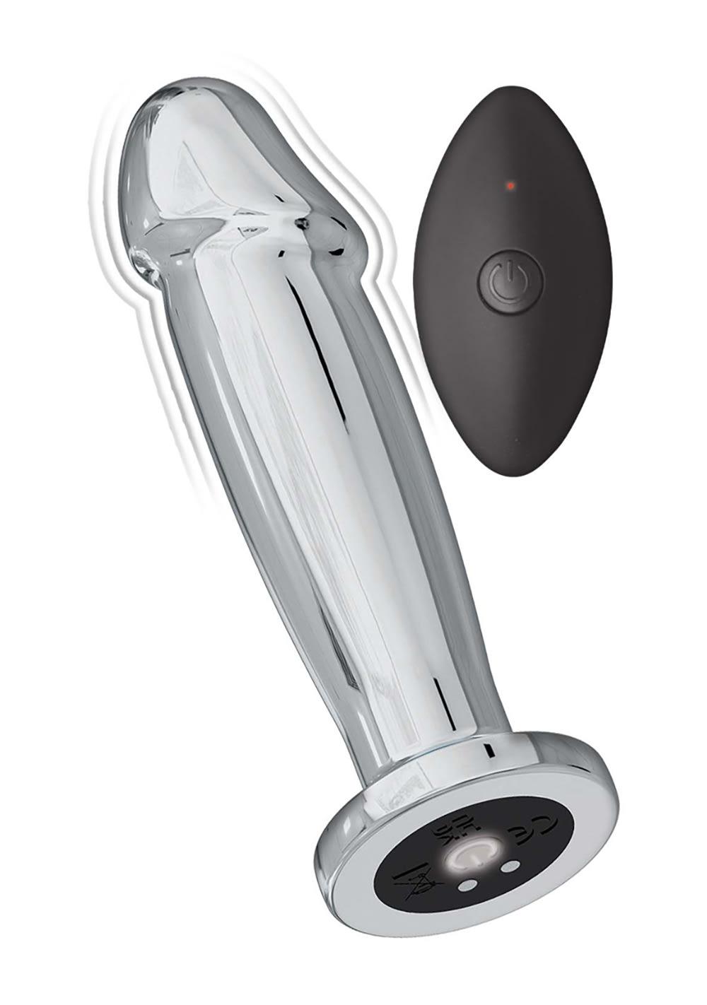 Ass-Sation Remote Vibrating Metal Anal Ecstasy | Butt Plugs Anal Toys Butt Plugs