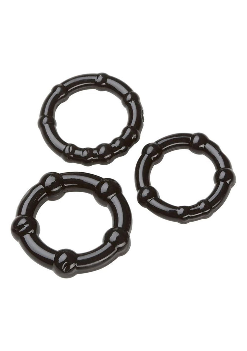 Beaded Cock Ring Combo Pack | Cock Rings Cock Rings Black