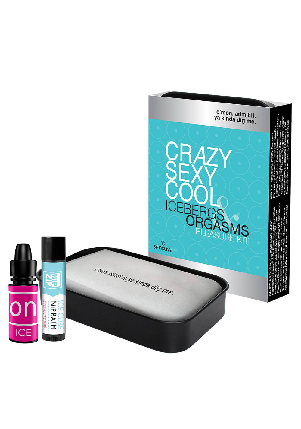 Crazy Sexy Cool Icebergs And Orgasms Pleasure Kit | Stimulants For Her Toys Lubes for Women