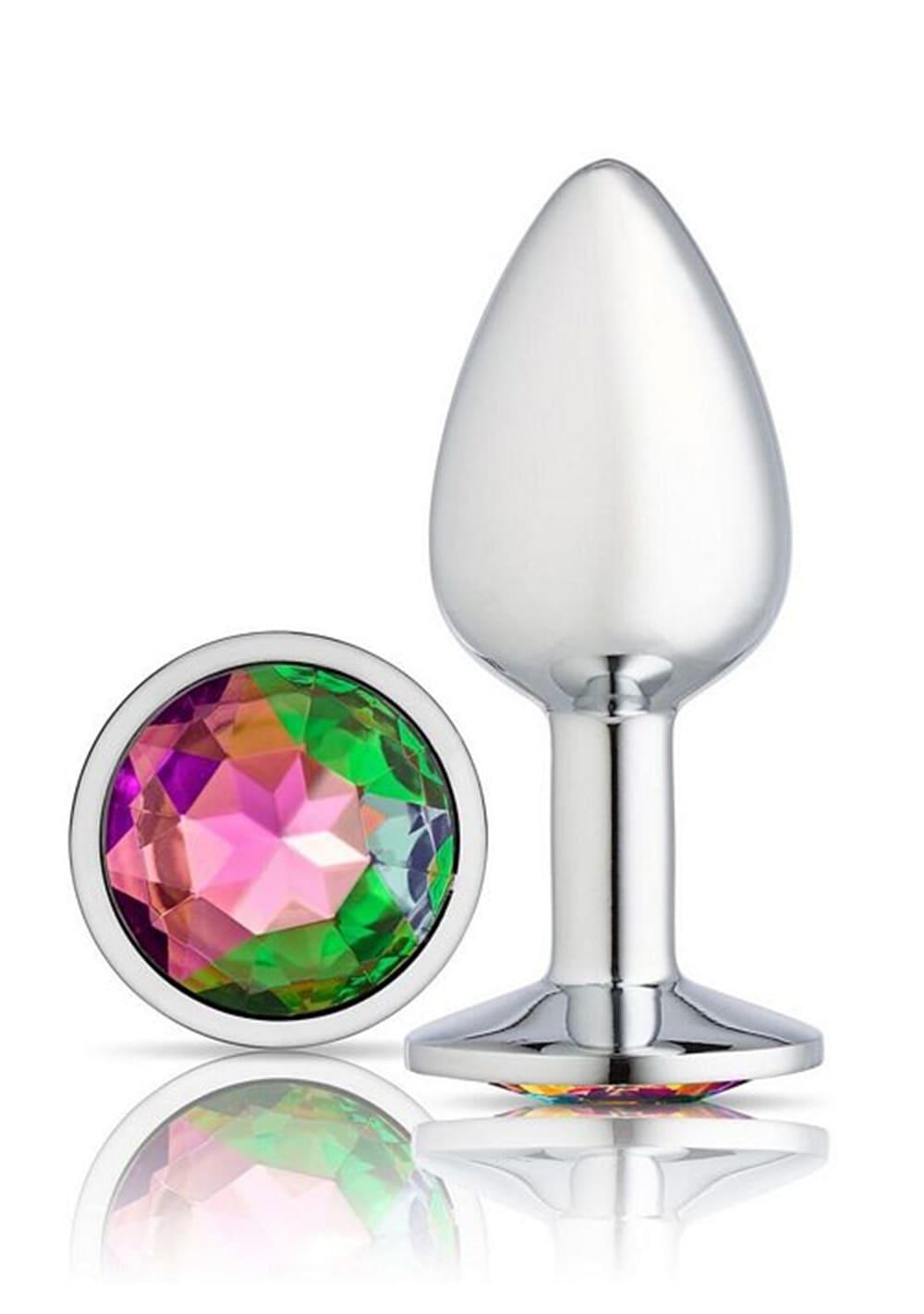 Gems Silver Chromed Anal Plug | Butt Plugs Anal Toys Butt Plugs