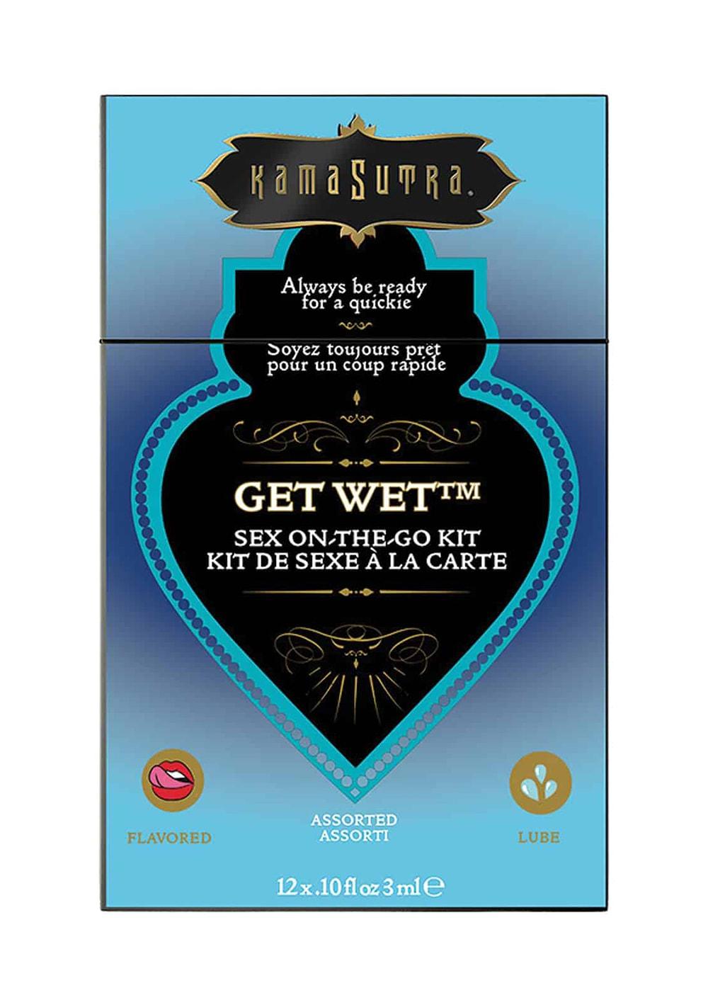 Get Wet Sex To Go Kit | Lubes for Women Flavored Lubes Flavored Lubes