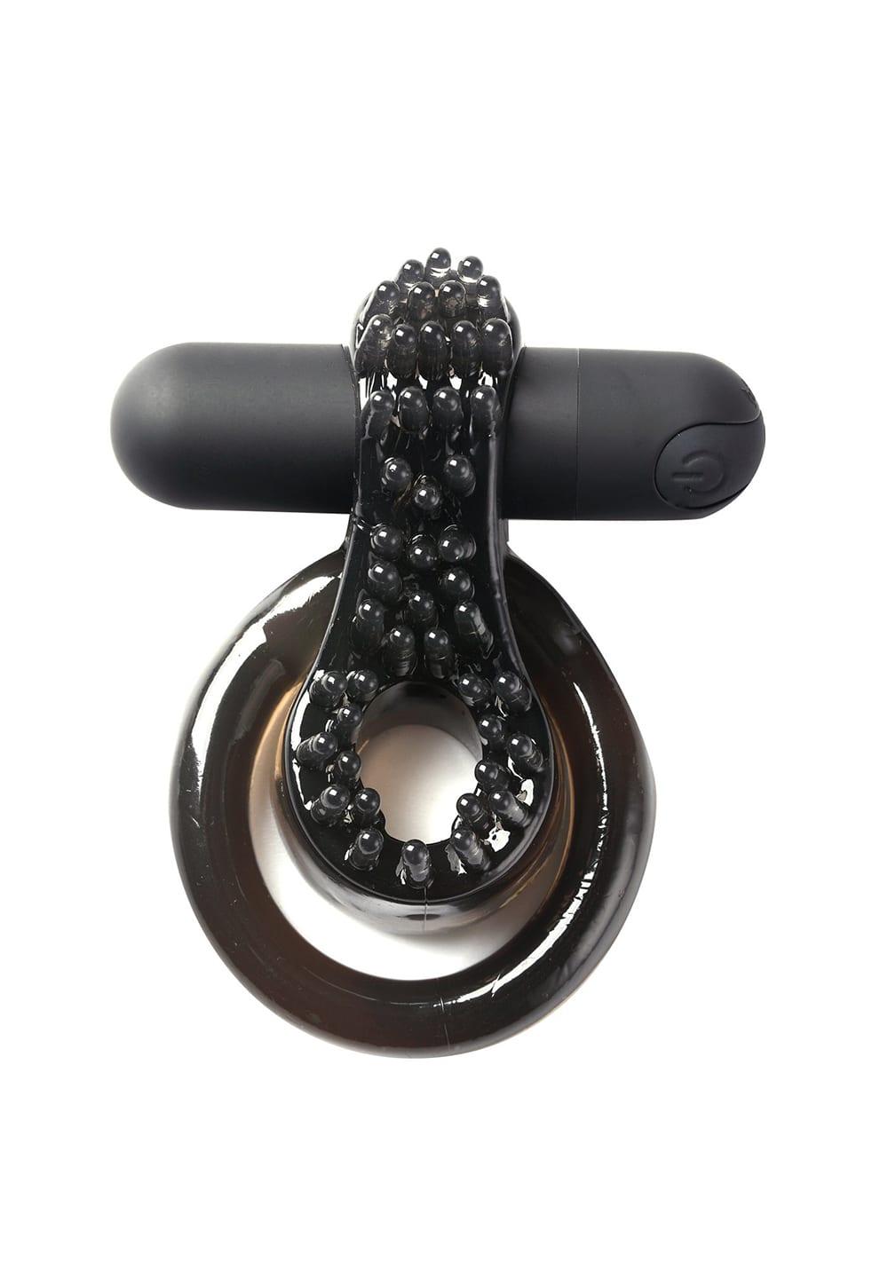 Jagger Rechargeable Vibrating Ring | Vibrators Cock Rings Black