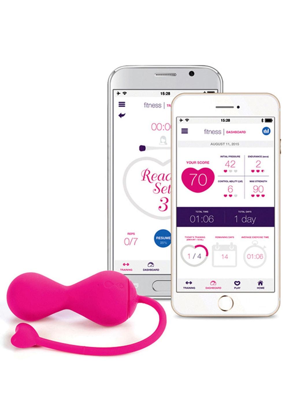 Krush App Connected Vibrating Kegel Exerciser Set | Kegel Exercisers For Her Toys Kegel Exercisers