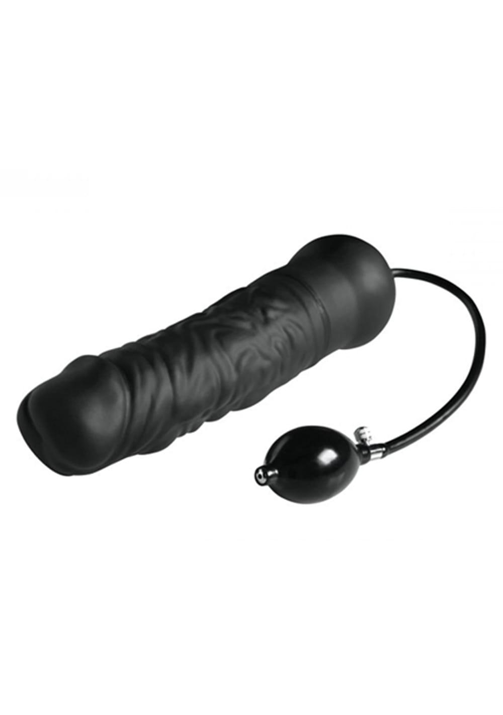 Leviathan Giant Silicone Inflatable Dildo | Inflatable Anal Toys Anal Toys Black