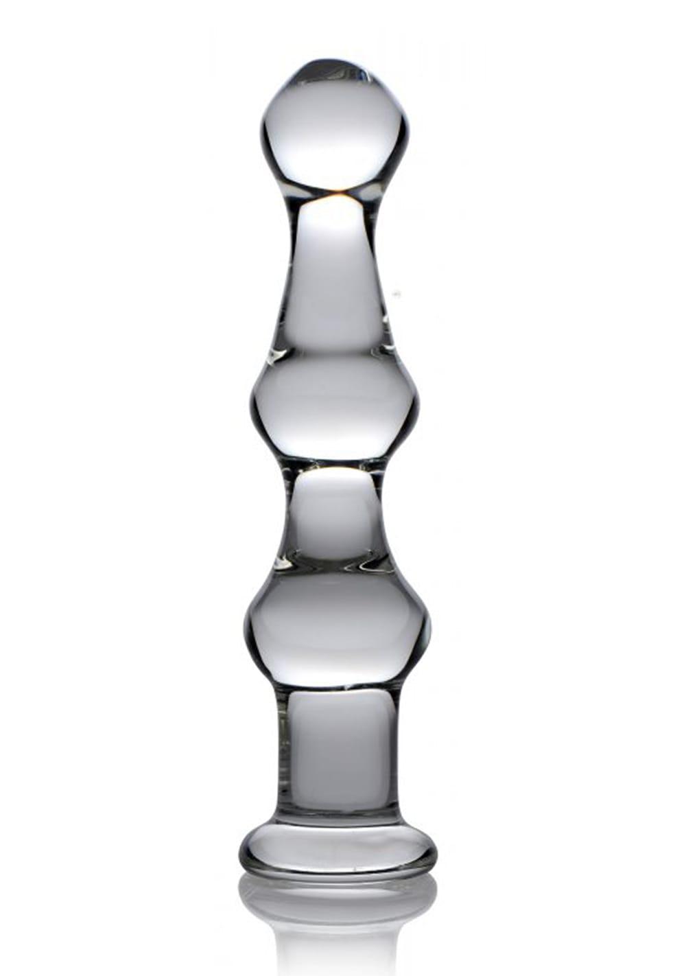 Mammoth 3-Tier Glass Probe | Glass Anal Toys Anal Toys Glass Anal Toys