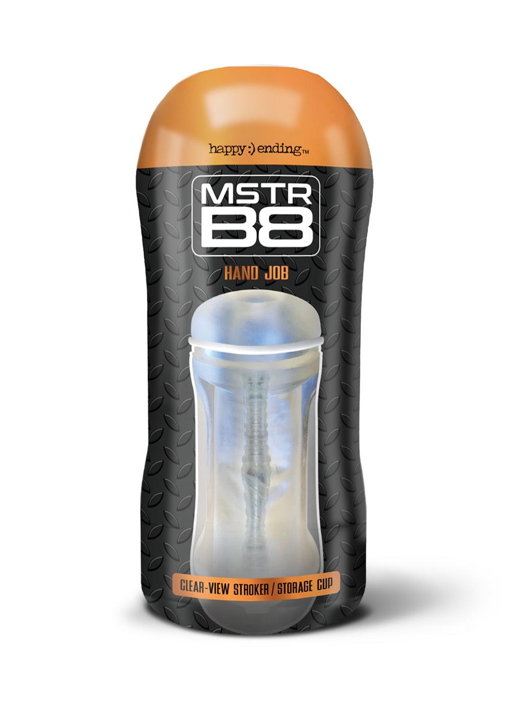 Mstr B8 Clear View Stroker – Hand Job | Discreet Toys for Men Discreet Toys for Men Clear