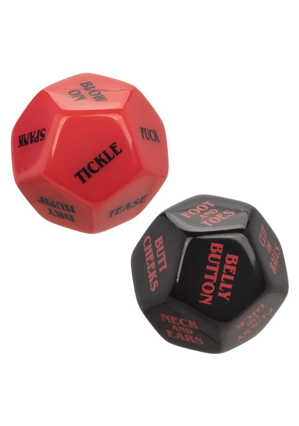 Naughty Bits Roll Play Naughty Dice Set | Erotic Games Couples Black