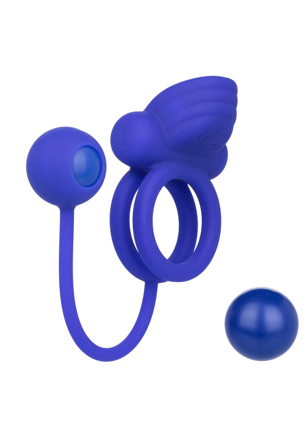 Silicone Rechargeable Dual Rockin’ Rim Enhancer | Vibrators Cock Rings Cock Rings