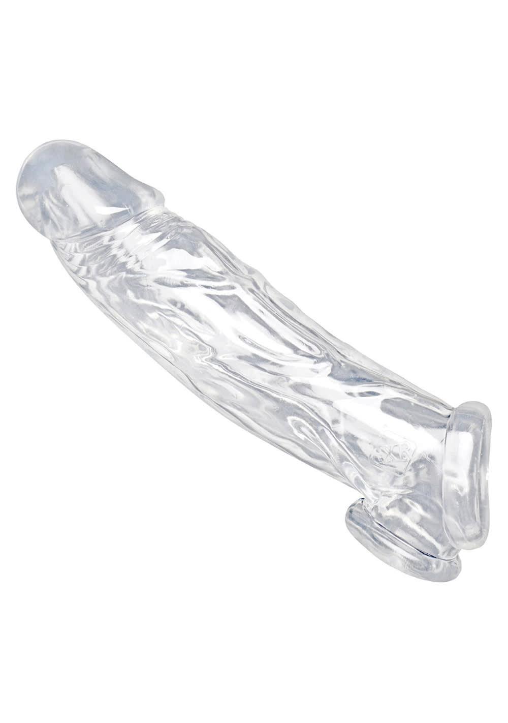 Size Matters Realistic Penis Enhancer And Ball Stretcher | Penis Extensions For Him Toys Clear