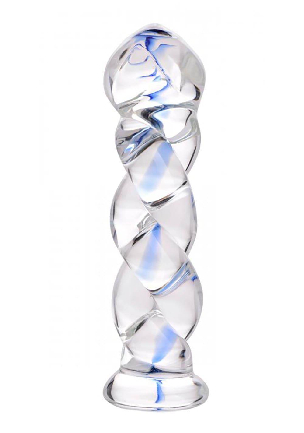 Soma Twisted Glass Dildo | Glass Anal Toys Anal Toys Clear