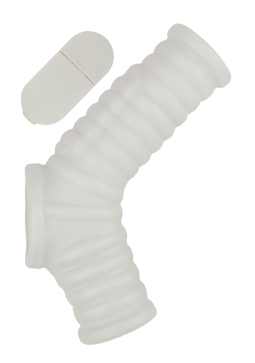 Vibrating Ribbed Fit Power Sleeve | Penis Extensions Cock Rings Cock Rings