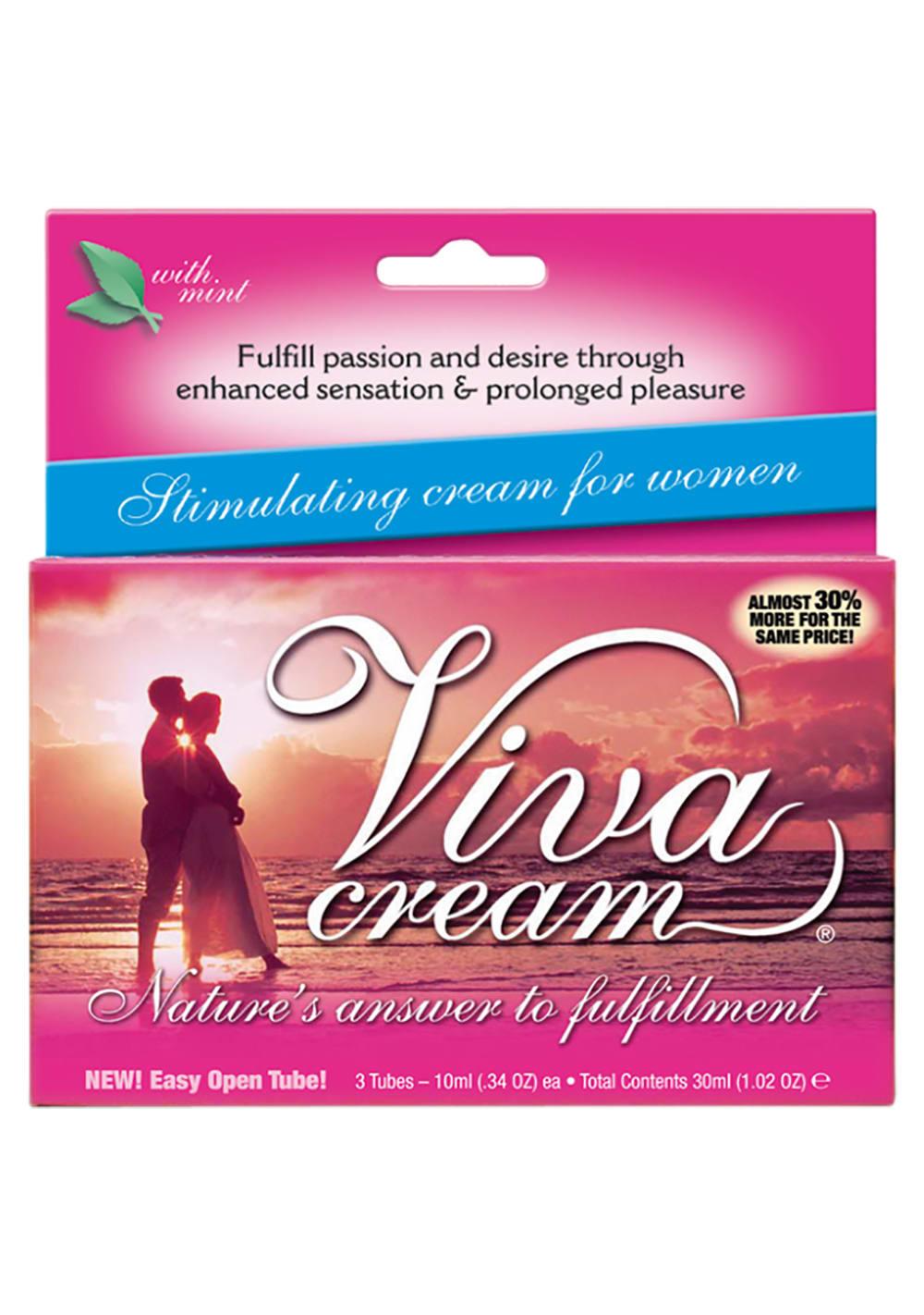 Viva Cream – 3 Tube Box | Stimulants For Her Toys Cream Lubes