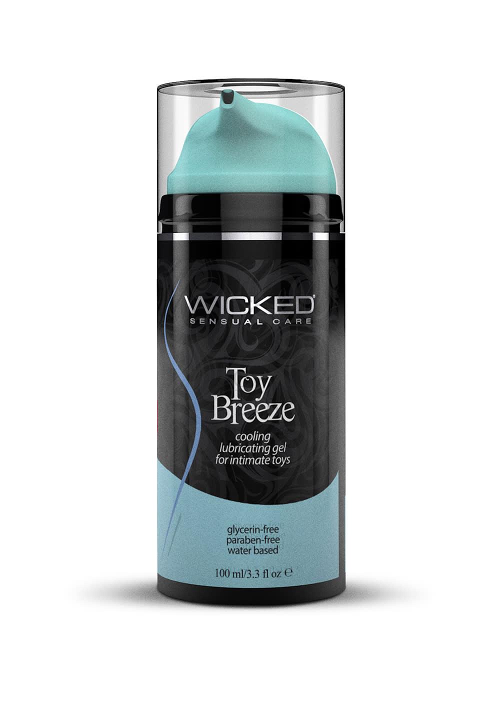 Wicked Toy Breeze Cooling Lubricating Gel For Intimate Toys | Stimulating Lubes Lubricants Stimulating Lubes