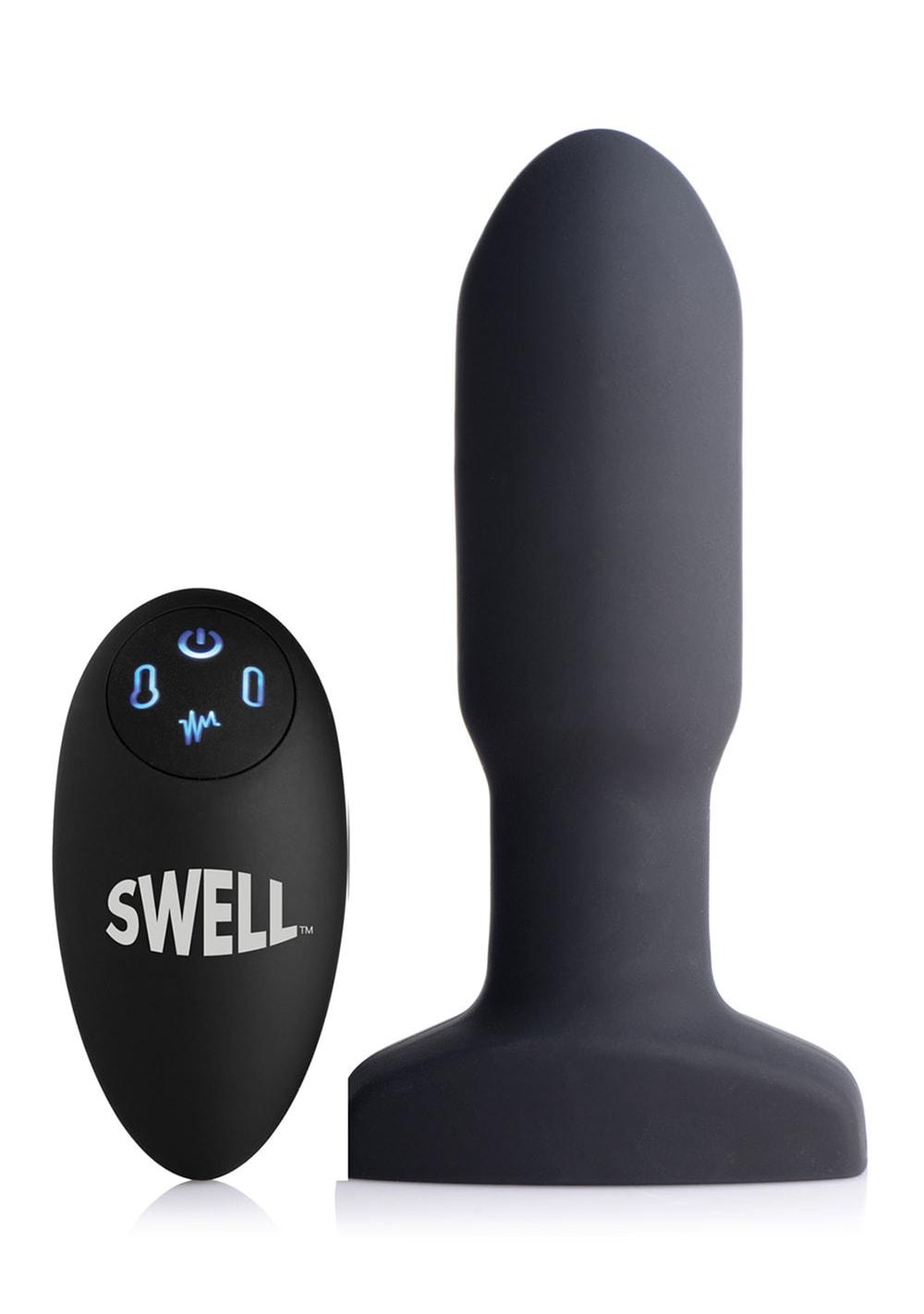 World’S 1St Remote Control Inflatable 10X Missile Anal Plug | Inflatable Anal Toys Anal Toys Black