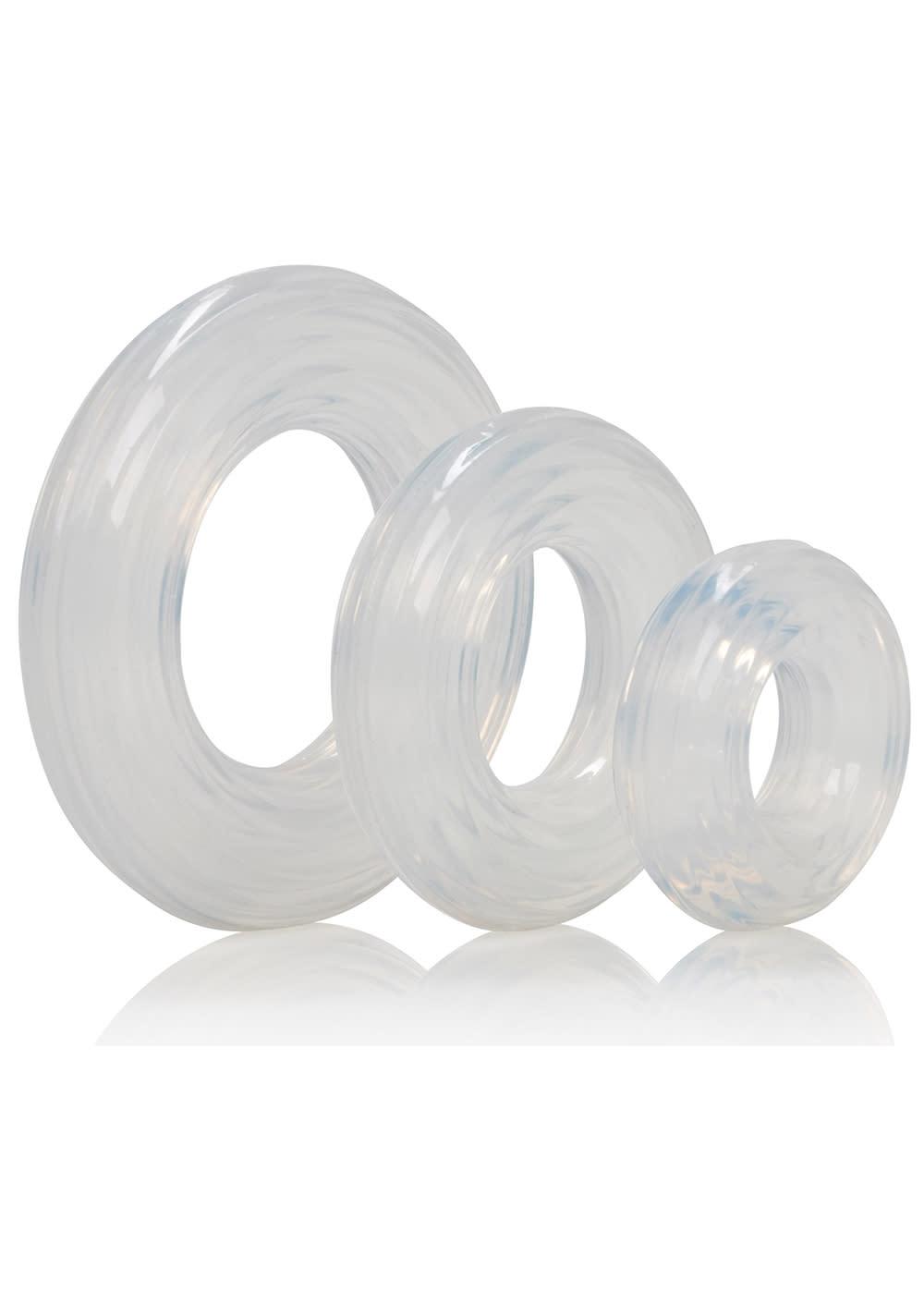 Premium Silicone Ring Set | Cock Rings Cock Rings Clear