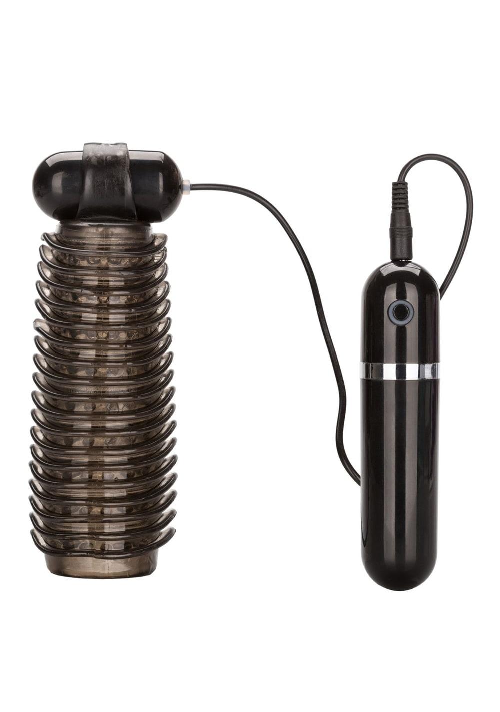 Adonis 10-Function Vibrating Stroker | Masturbators For Him Toys Black