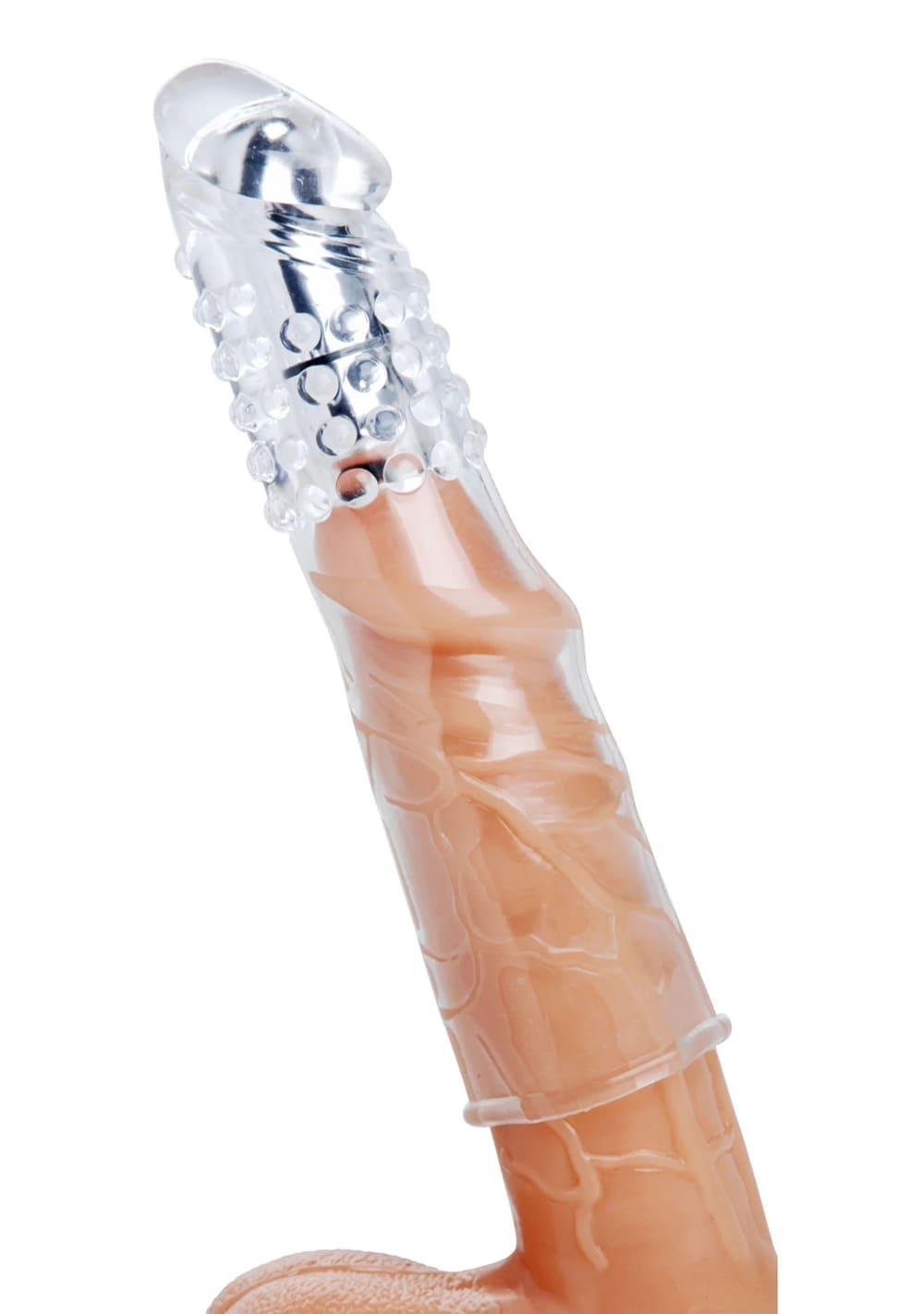 Clear Sensations Vibrating Penis Enhancer | Penis Extensions For Him Toys Clear