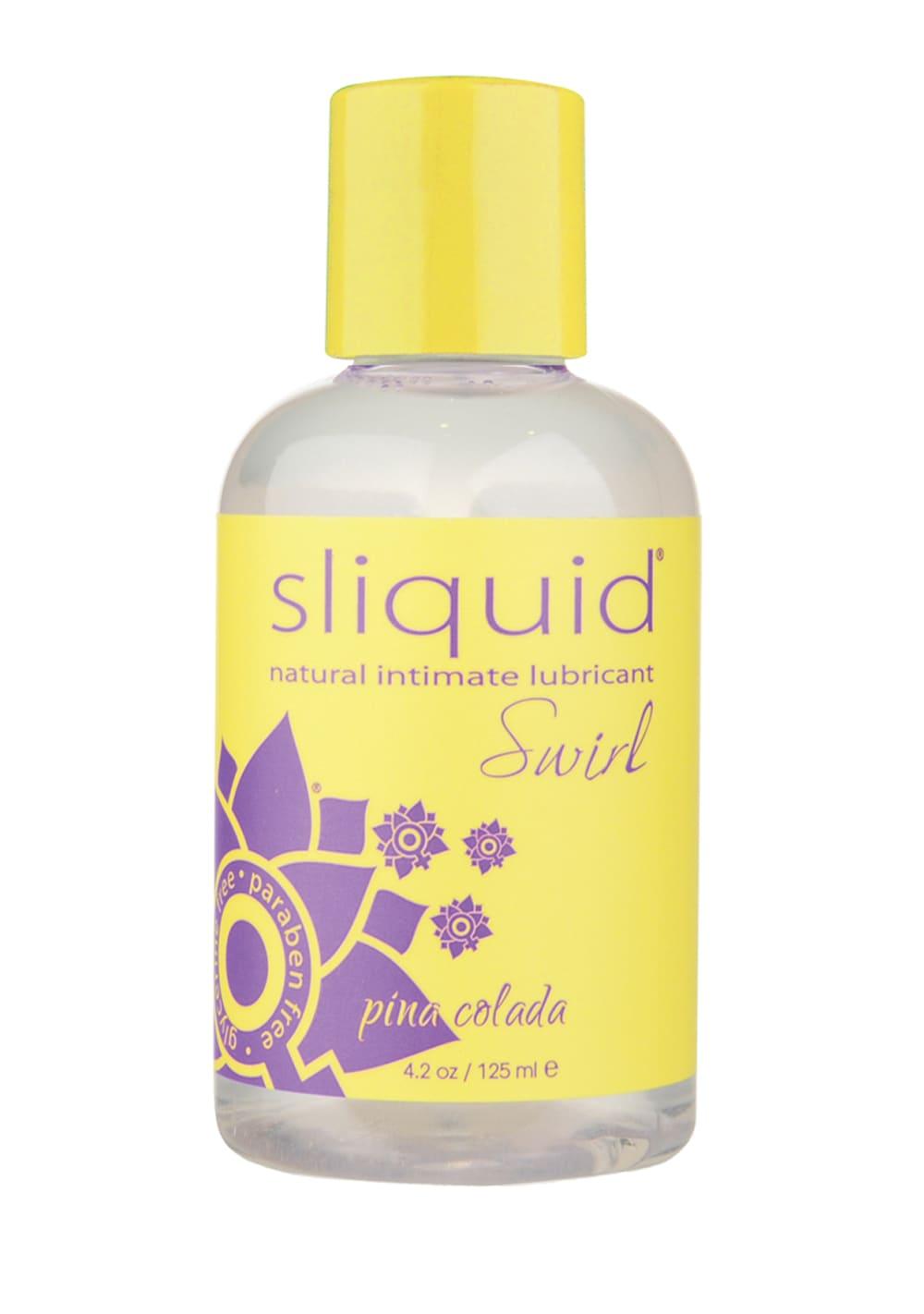 Sliquid Swirl Natural Water-Based Lubricant- Pina Colada | Flavored Lubes Flavored Lubes Flavored Lubes