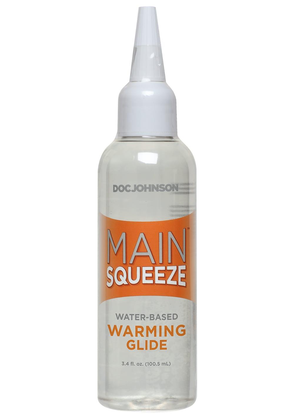 Main Squeeze™ Warming Water-Based Glide | Warming Lubes Lubricants Warming Lubes